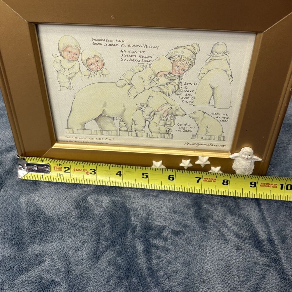 Depart. 56 Snowbabies Friendship Club Picture Frame 1998-1999 - Picture 6 of 9